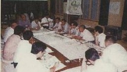 写真:河づくり懇願会の様子
