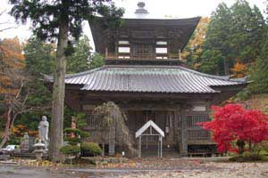 写真：秋の正法山長谷寺の写真