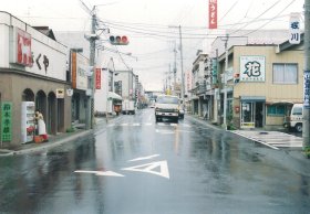 写真：施工前の通町