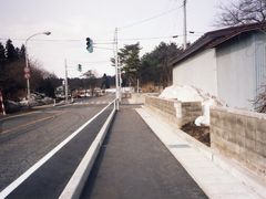 写真：完成した歩道