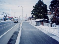 写真：完成した歩道