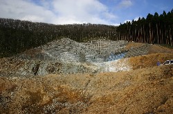 画像：採石場