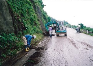 写真：土砂撤去状況