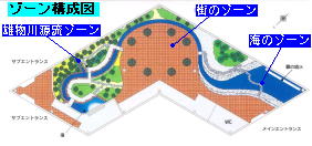 図：セリオン、ゾーン構成図