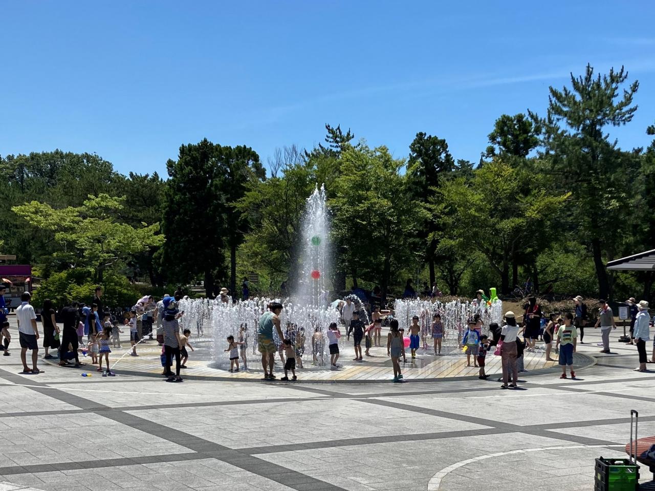 小泉潟公園噴水広場