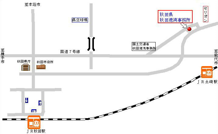 写真：事務所位置図