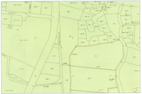 地籍図の写真