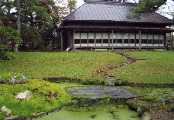 写真旧秋田藩主佐竹氏別邸（如斯亭）庭園