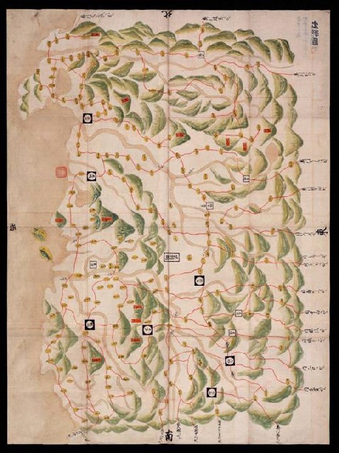 写真:日本六十余州国々切絵図