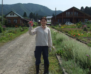 画像：笑顔の女性