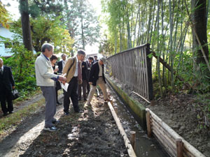画像:現地視察の様子7