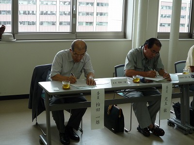 画像:柏田委員、児玉委員