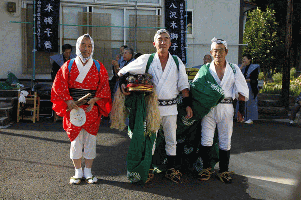 写真：八沢木獅子舞11