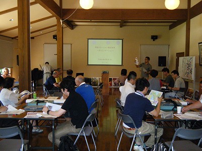 写真:県都市計画課の講義