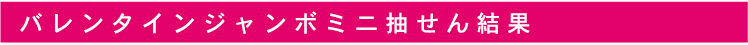 年末ジャンボミニ抽せん結果