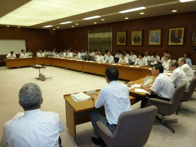 写真：あきた未来づくり 本部会議の様子