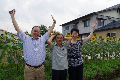 写真:ひまわり撮影の様子4