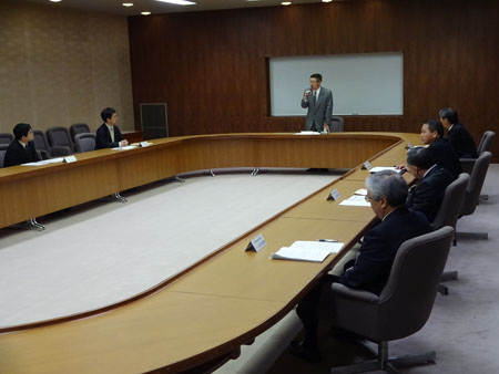 画像：秋田県産業・金融懇話会の様子