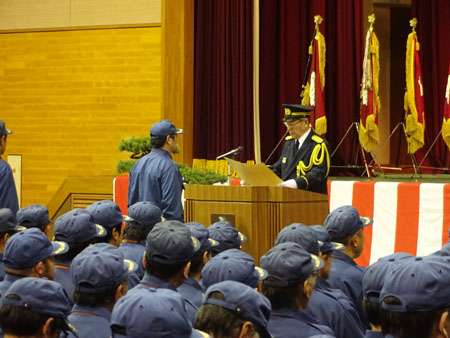 写真：平成２７年潟上市消防出初式式典の様子2