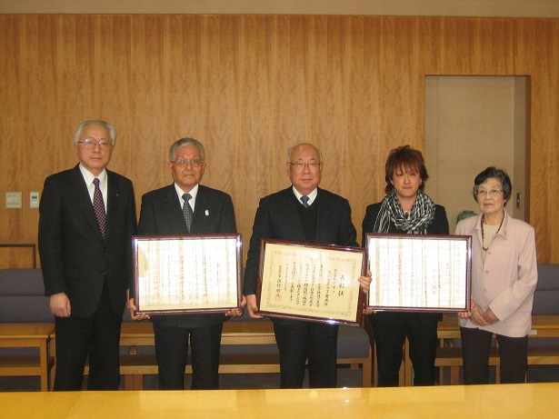 写真:表彰式の様子