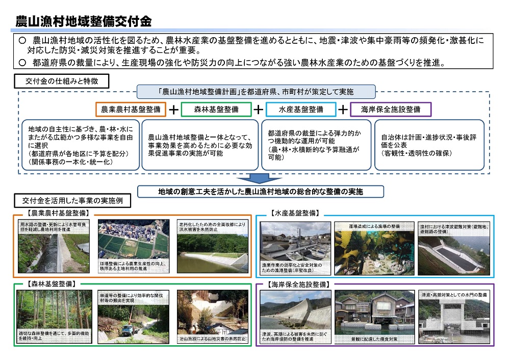 図:農山漁村地域整備交付金