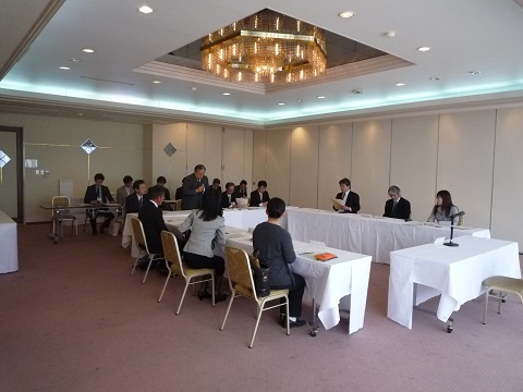 写真:課長あいさつ