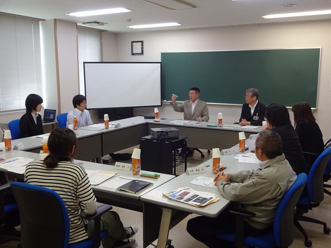 画像：知事と県民との北秋田管内での意見交換会の様子