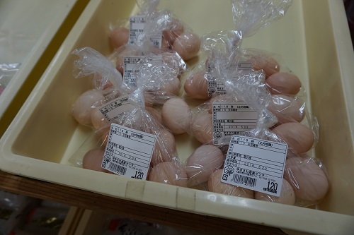 写真：比内地鶏の卵