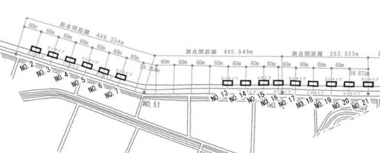 画像 : 牡丹川河口平面図