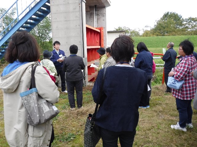 写真：嶋田新田排水機場