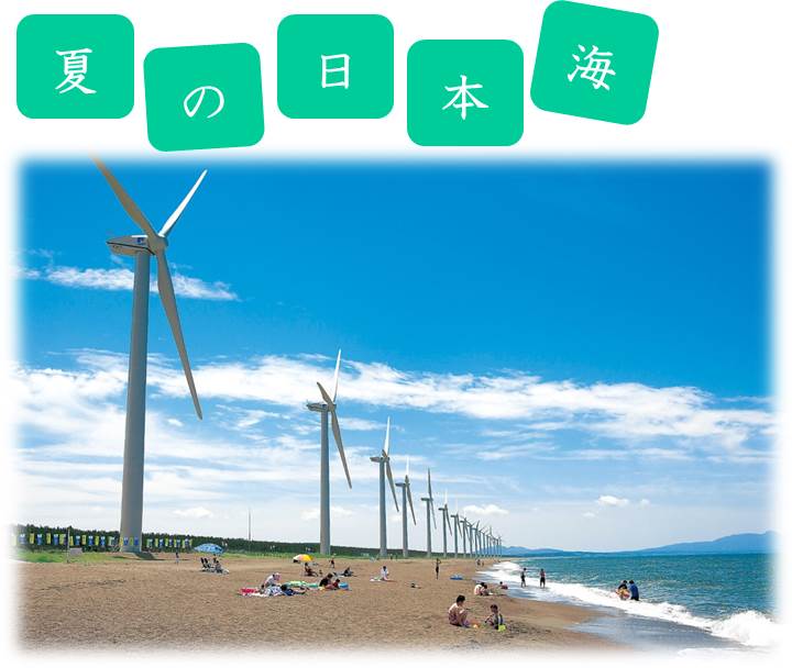 画像:夏の日本海