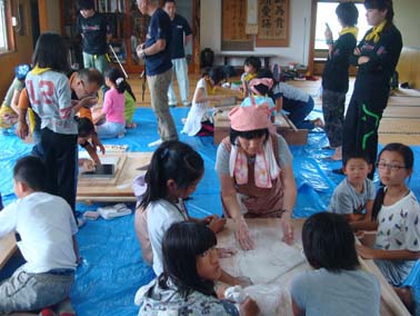 写真:横岡での体験