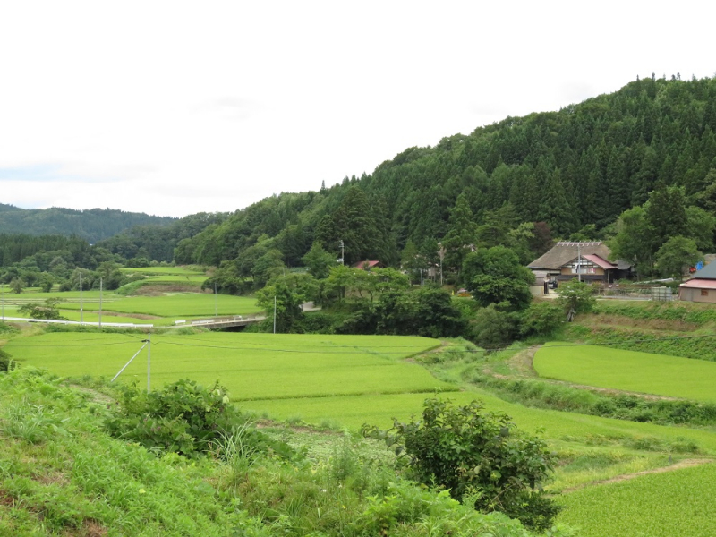 写真:落合の景色