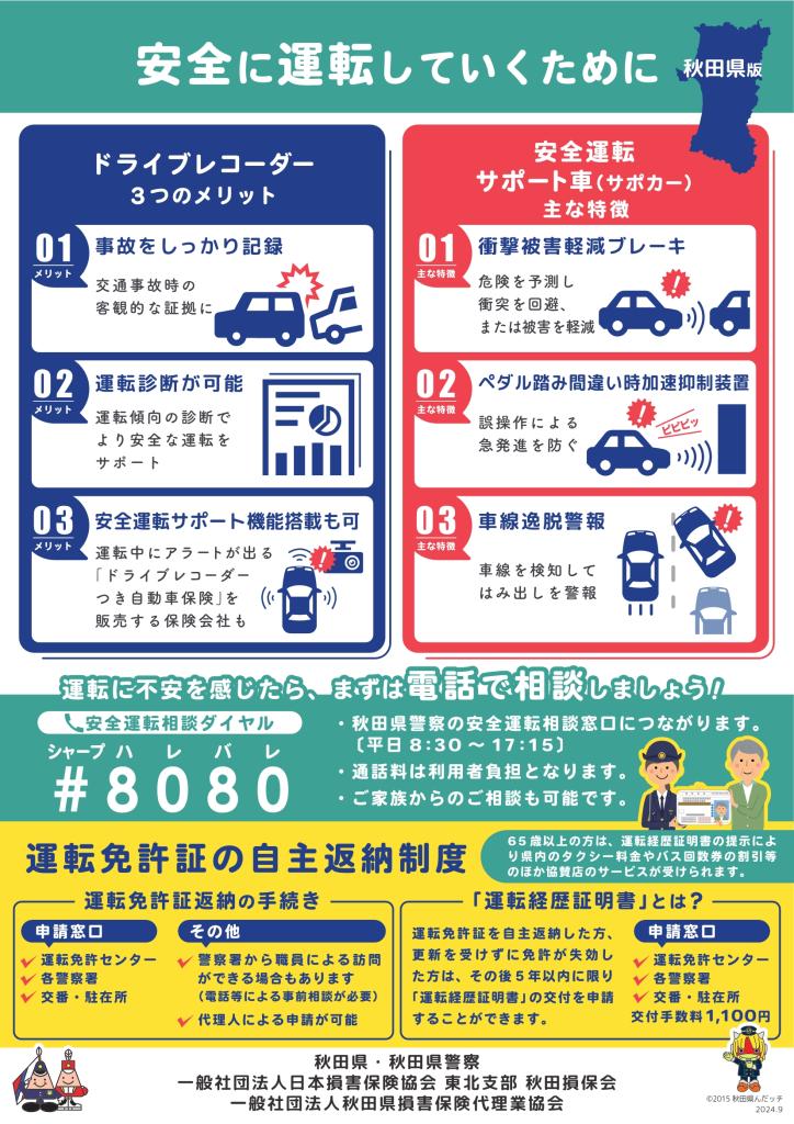 交通事故防止チラシ裏