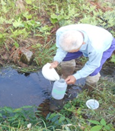 釜坂　水質調査