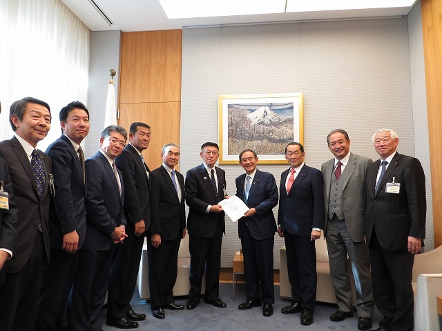 菅内閣官房長官への要望