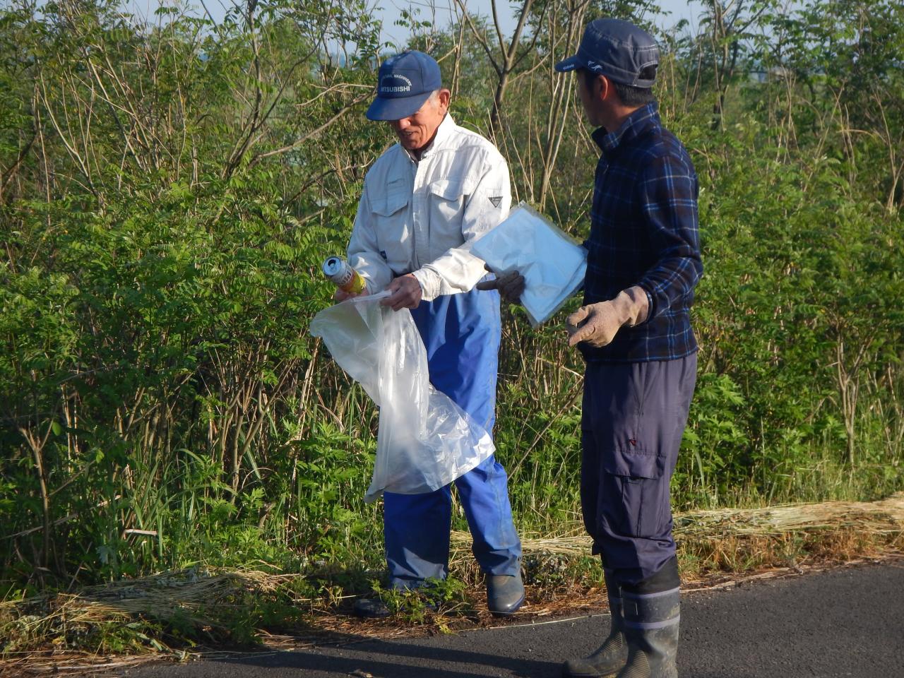 大潟村クリーンアップ写真　その２