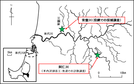 図１　調査河川