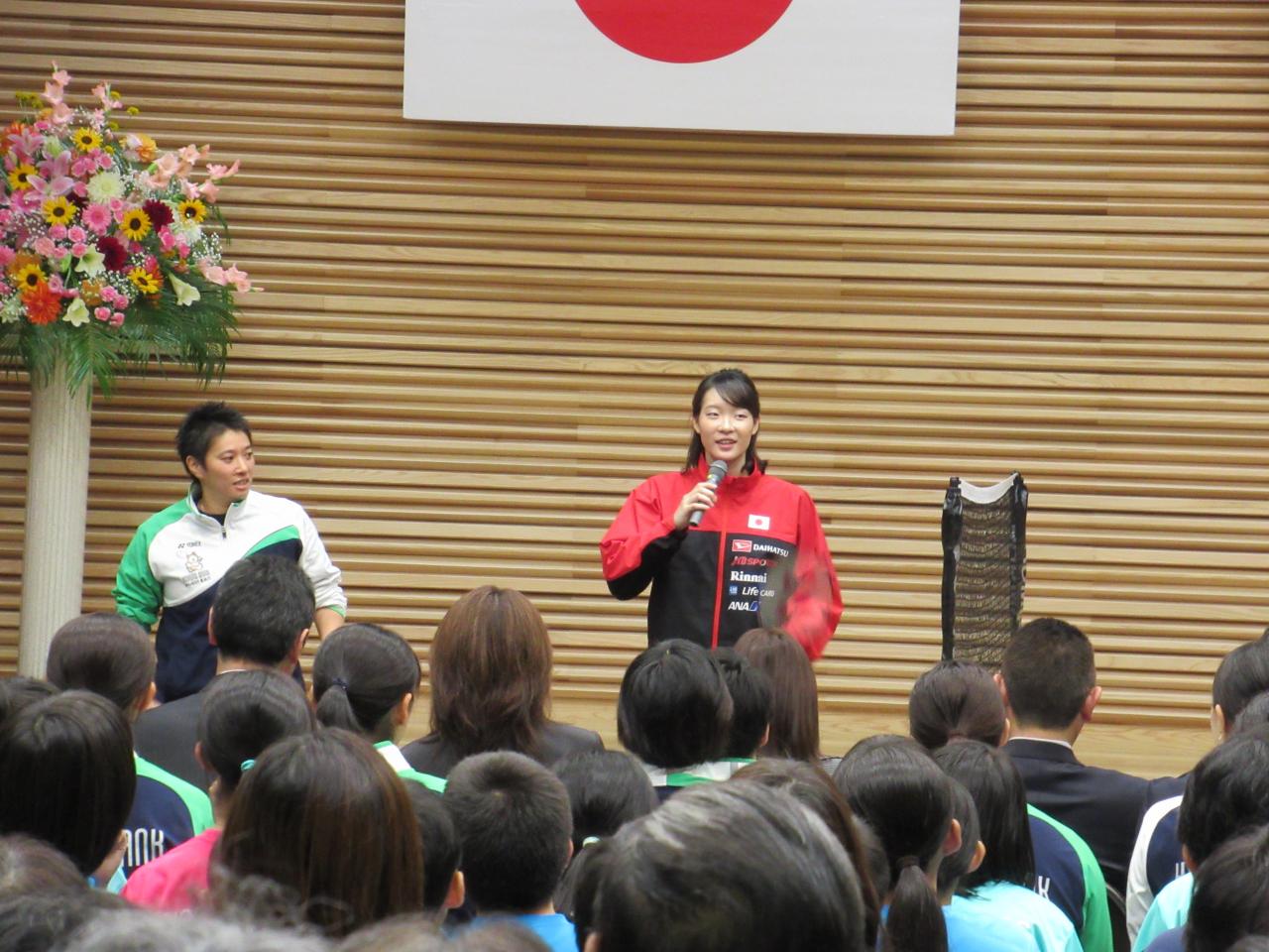 バドミントン実演③