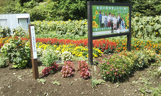 里地里山50　標柱