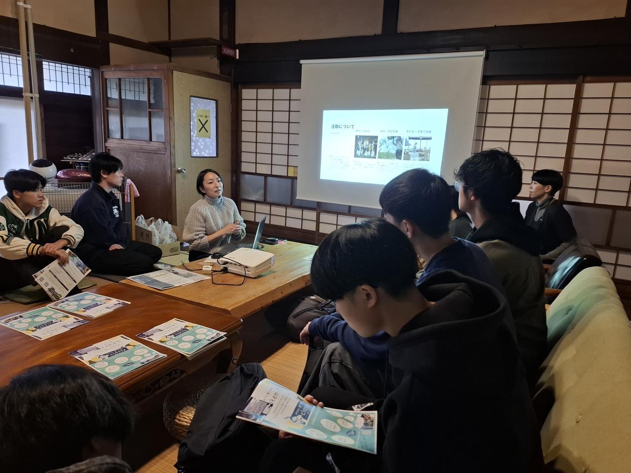 NPO法人かづのclassyの取組についての説明