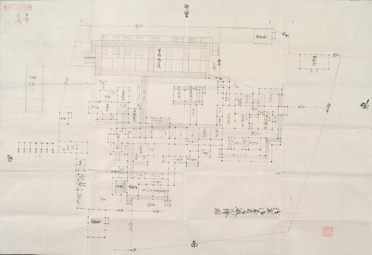 ［前022］AO-525-2_浅草御屋敷御殿地絵図