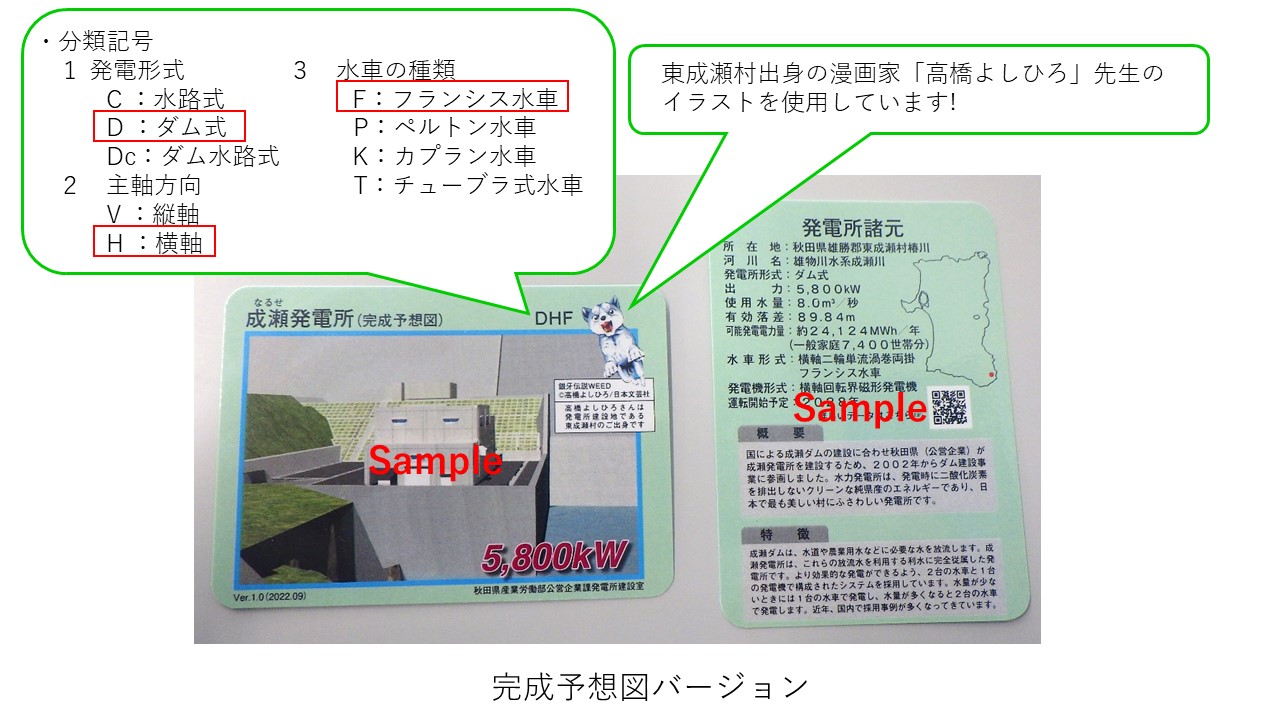 成瀬発電所カード完成予想図バージョン