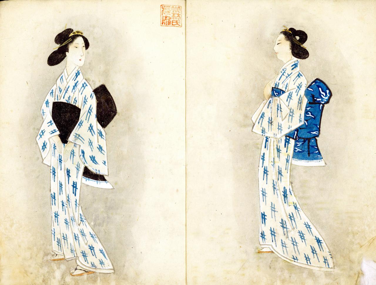 混架541-76「天保十亥八月七日院内御女中御出之図」_1
