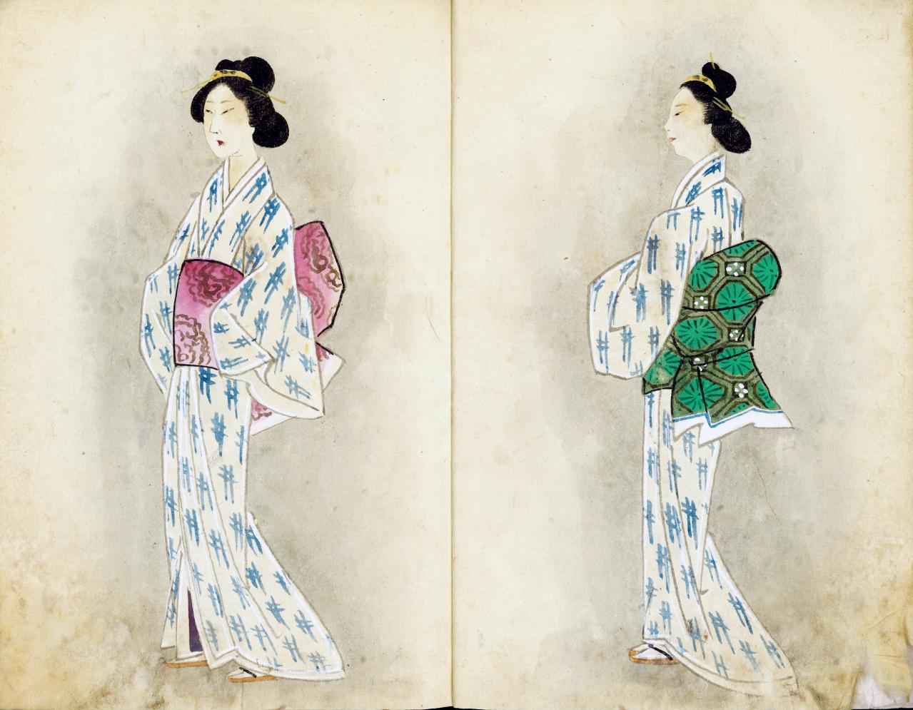 混架541-76「天保十亥八月七日院内御女中御出之図」_2