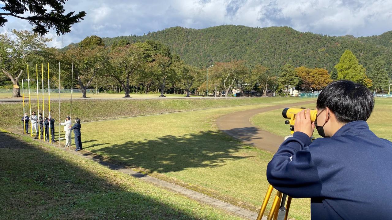 測量の様子