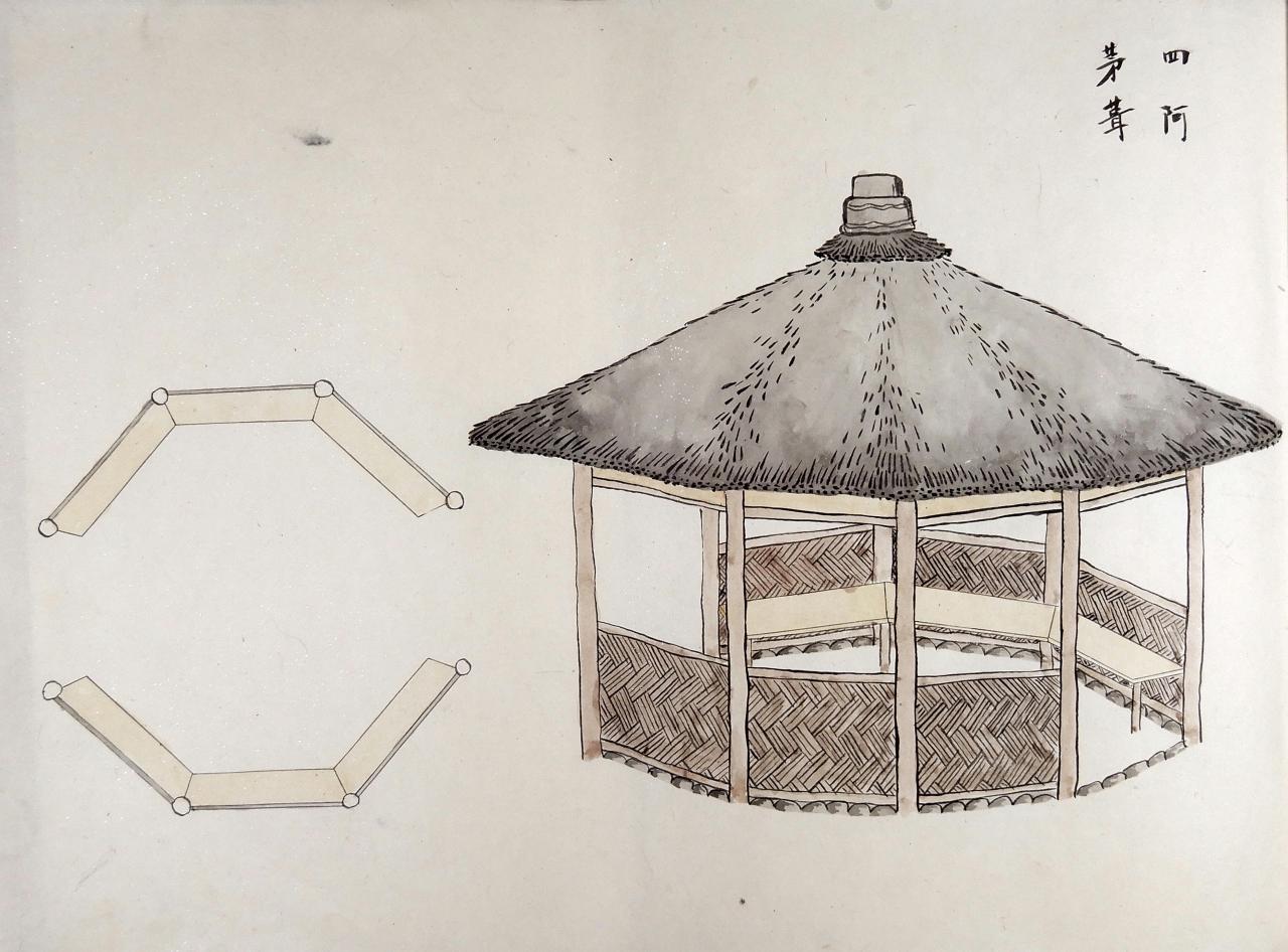 (6)四阿茅葺