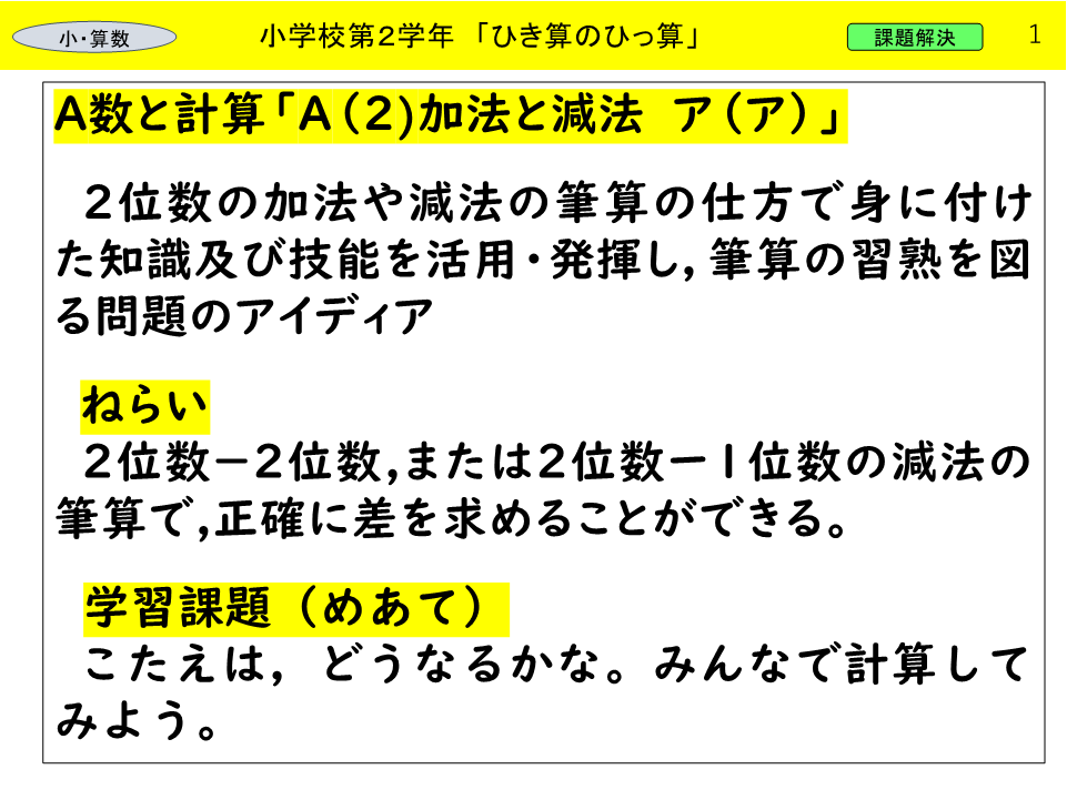 どんな答えになるかな？
