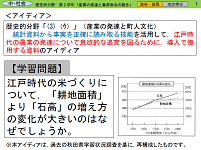 江戸時代の農業の導入で使用する資料
