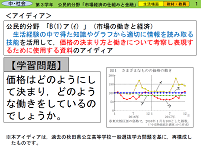 価格についての考察で使用する資料